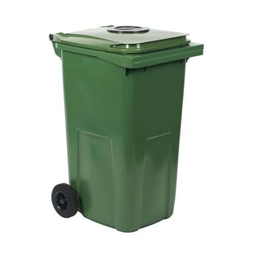 Plastov venkovn popelnice na tdn odpad s otvorem, objem 24