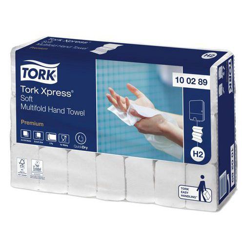 Paprov runky skldan Tork Xpress PREMIUM Soft 21,2 x 25,5 c