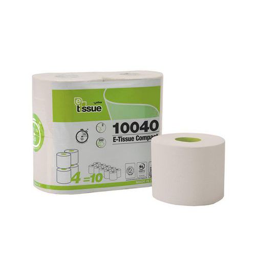 Toaletn papr Celtex BIO E-Tissue 2vrstvy 400trk, 4ks