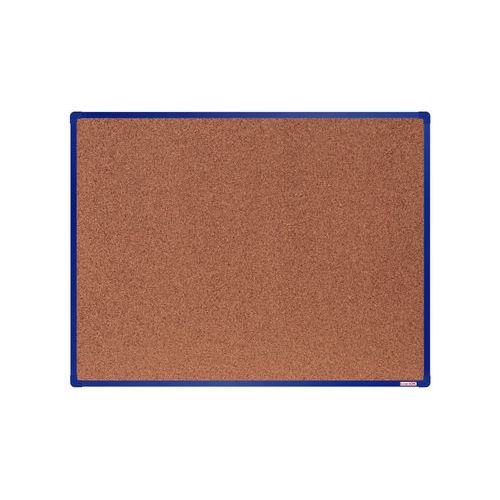 Korkov tabule boardOK, 120 x 90 cm, modr