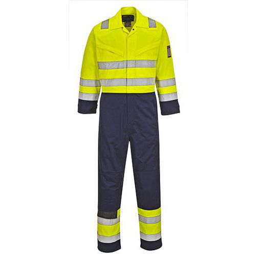 Kombinza Hi-Vis MODAFLAME, modr/lut, normln, vel. XXXL