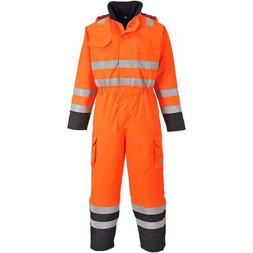 Kombinza Bizflame Rain Hi-Vis Multi, modr/oranov, vel. S