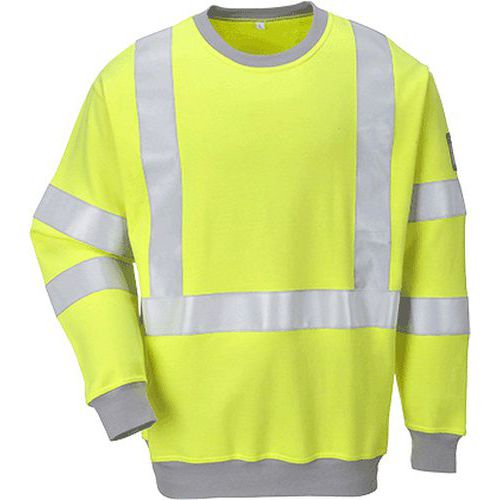 Mikina Flame Resistant Anti-Static Hi-Vis, lut, vel. L