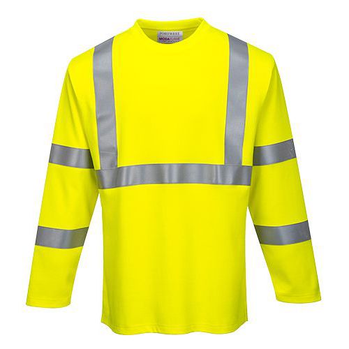 FR Hi-Vis triko s dlouhm rukvem, lut, vel. XXXL