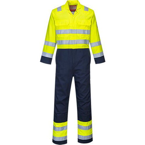 Overal Hi-Vis Anti-Static Bizflame Pro, modr/lut, vel. S