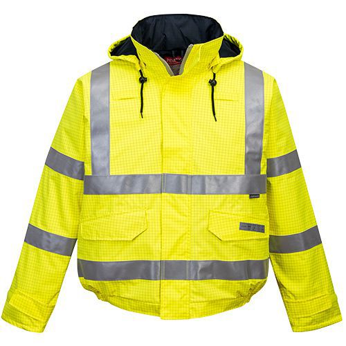 Bomber Bizflame Rain Hi-Vis Antistatic, lut, vel. L