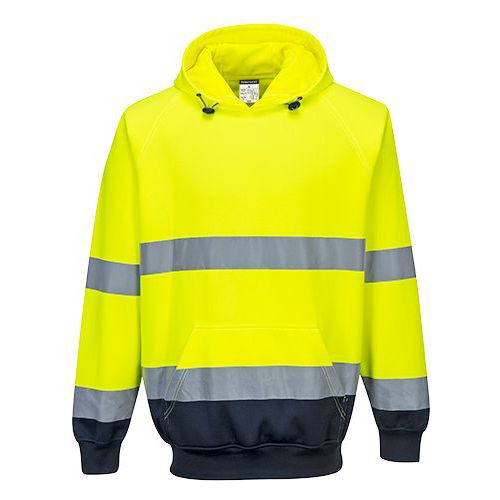 Reflexn mikina Elfi Hi-Vis, lut/modr, vel. XXL