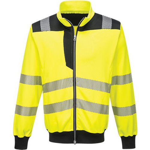 Reflexn mikina PW3 Hi-Vis, lut/ern, vel. 5XL