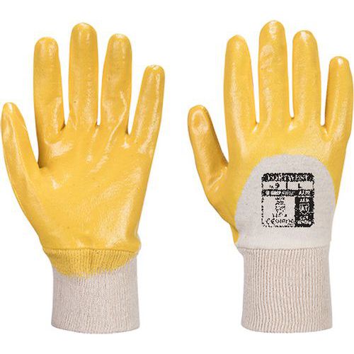 Nitrilové rukavice, žlutá