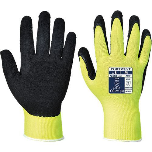 Rukavice HiVis Grip, lut, vel. XL