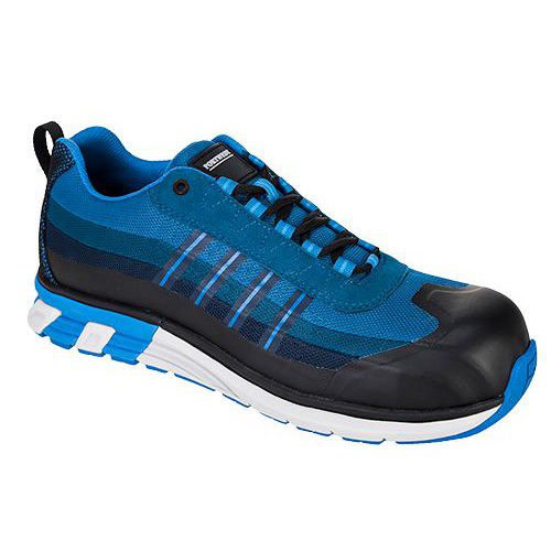 Obuv OlymFlex London S1P Trainer, ern/modr, vel. 40