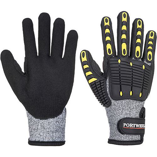 Rukavice Anti Impact Cut Resistant, ed/ern, vel. XXL