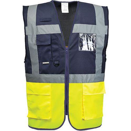 Reflexn vesta Paris Hi-Vis, modr/lut, vel. XXL - Kliknutm na obrzek zavete