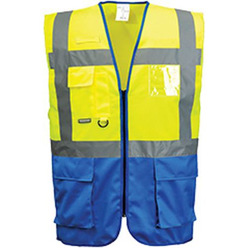 Reflexn vesta Warsaw Executive Hi-Vis, lut/modr, vel. M