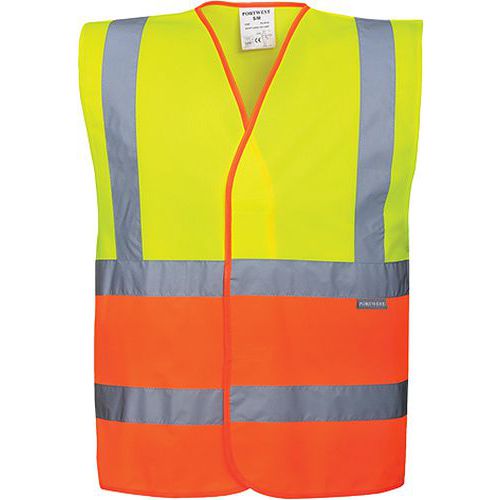 Reflexn vesta Plus Hi-Vis, lut/oranov, vel. S - M