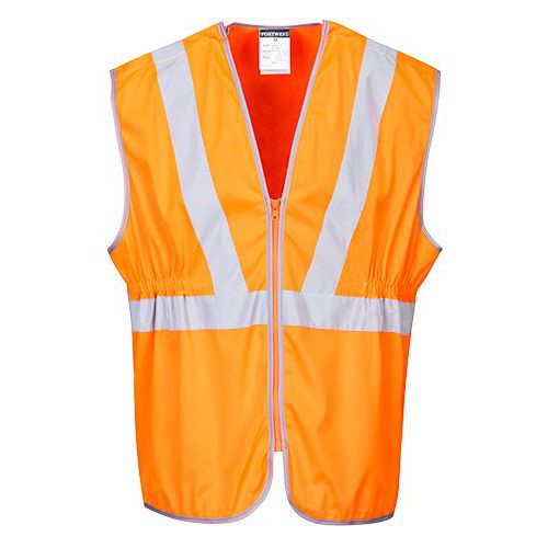 Reflexn prodlouen vesta Ris Hi-Vis, oranov, vel. 4XL