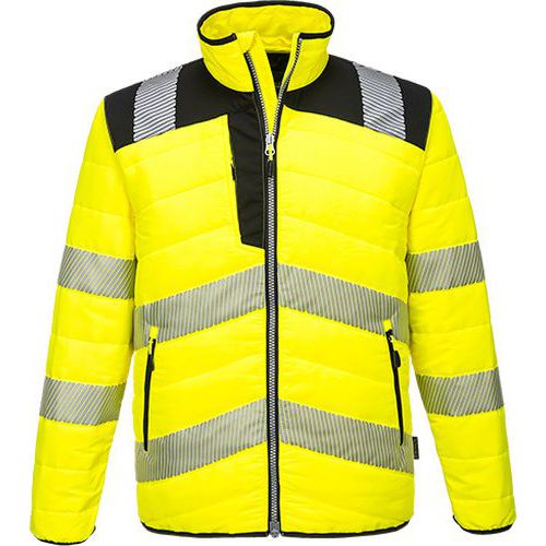 Reflexn zateplen bunda PW3 Hi-Vis Baffle, lut/ern, vel. 4X