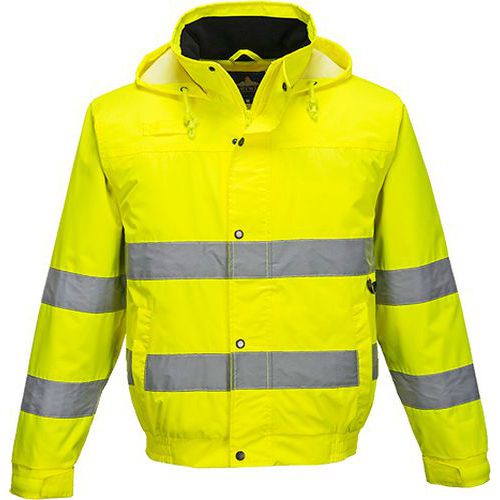 Reflexn bunda bomber Lite Hi-Vis, lut, vel. M