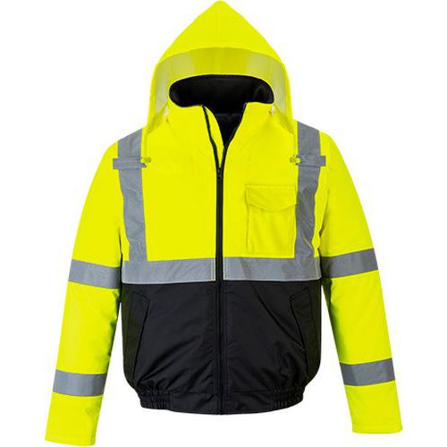 Reflexn nepromokav bunda Hi-Vis Two-Tone, lut/ern, vel. 5X