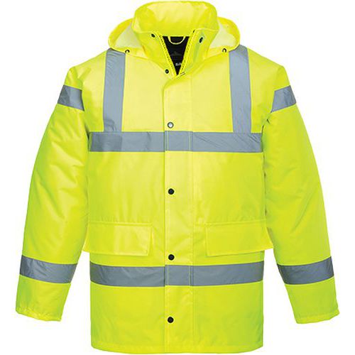 Reflexn nepromokav bunda Traffic Note Hi-Vis, lut, vel. 3XL