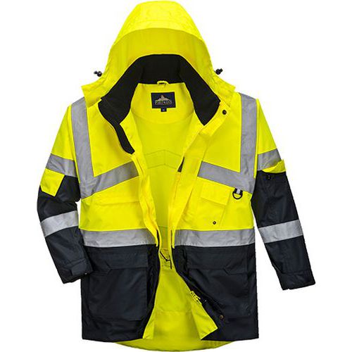 Reflexn nepromokav bunda Unit Pro Hi-Vis, lut/modr, vel. L