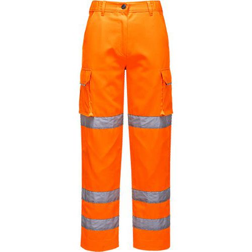 Dmsk reflexn kalhoty Hi-Vis, oranov, vel. S