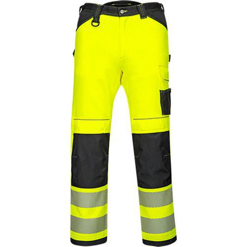 Reflexn kalhoty PW3 Hi-Vis, ern/lut, vel. 56