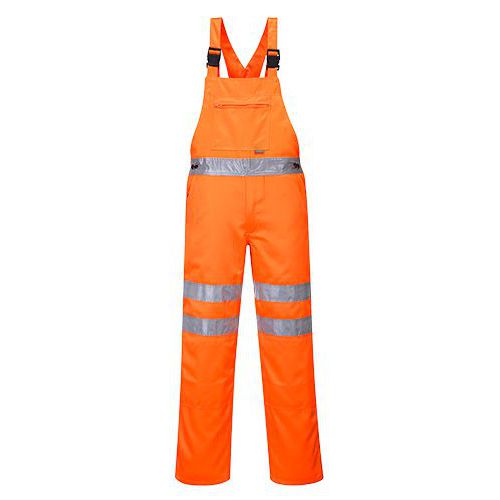 Reflexn kalhoty RIS Hi-Vis s laclem, oranov, vel. 3XL