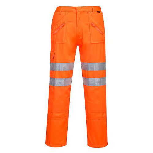 Reflexn kalhoty Rail Action Hi-Vis, oranov, vel. L