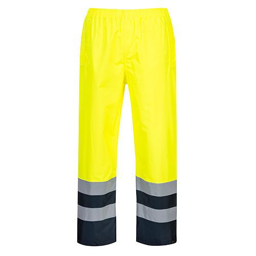 Reflexn kalhoty Duo Hi-Vis, modr/lut, vel. M