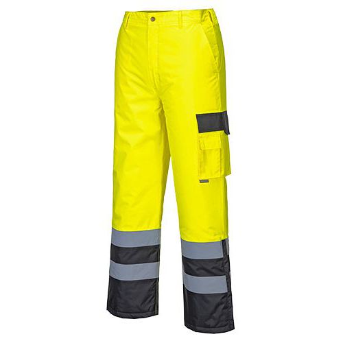 Reflexn kalhoty Contrast Hi-Vis, ern/lut, vel. XXL