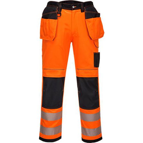 Reflexní kalhoty PW3 Holster Hi-Vis, černé/oranžové