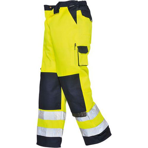 Reflexn kalhoty Lyon Hi-Vis, modr/lut, vel. S