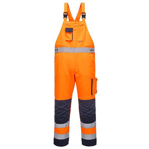 Reflexn kalhoty Dijon Hi-Vis s laclem, modr/oranov, vel. M