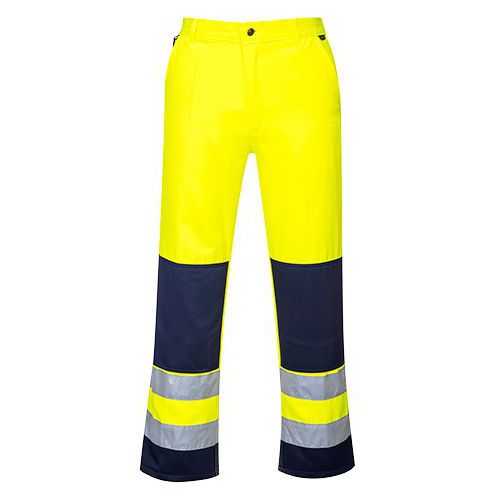 Reflexn kalhoty Seville Hi-Vis, modr/lut, vel. XL