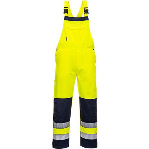 Reflexn kalhoty Girona Hi-Vis s laclem, modr/lut, vel. XXL