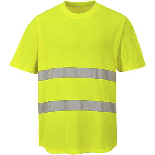 Reflexn triko s krtkm rukvem Mesh Hi-Vis, lut, vel. XXL