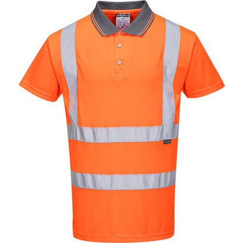 Reflexn polokoile s krtkm rukvem Ris Hi-Vis, oranov, vel.