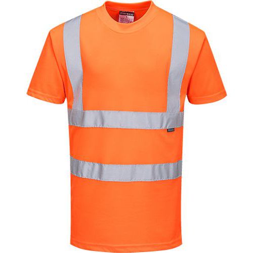 Reflexn triko s krtkm rukvem Ris Hi-Vis, oranov, vel. M