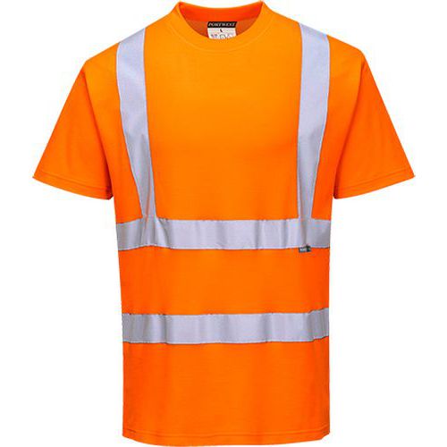 Reflexn triko s krtkm rukvem Comfort plus Hi-Vis, oranov,