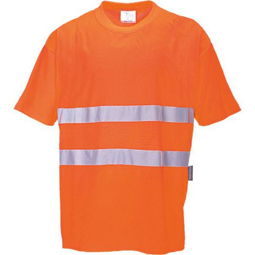 Reflexn triko s krtkm rukvem Comfort Hi-Vis, oranov, vel.