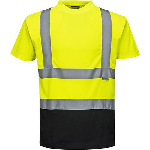 Reflexn triko s krtkm rukvem Plus Hi-Vis, lut/ern, vel.