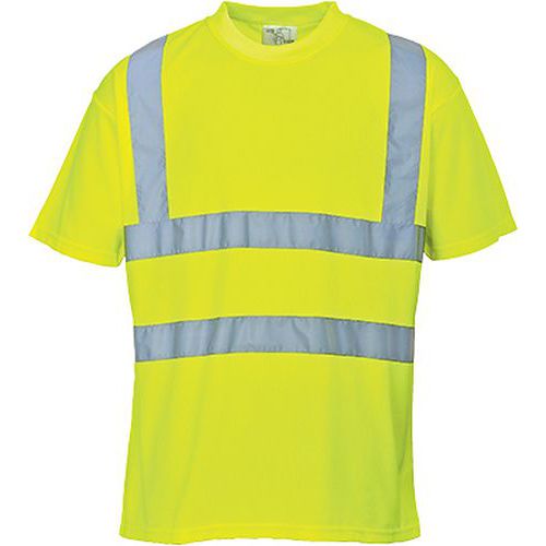 Reflexn triko s krtkm rukvem Plus Hi-Vis, lut, vel. 3XL