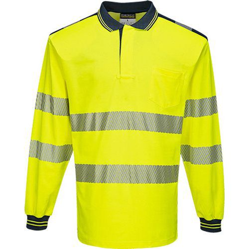 Reflexn polokoile s dlouhm rukvem PW3 Hi-Vis, lut/modr, v