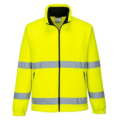 Reflexn fleecov bunda Essential Hi-Vis, lut, vel. 3XL