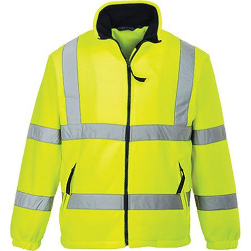 Reflexn fleecov bunda Hi-Vis, lut, vel. 4XL