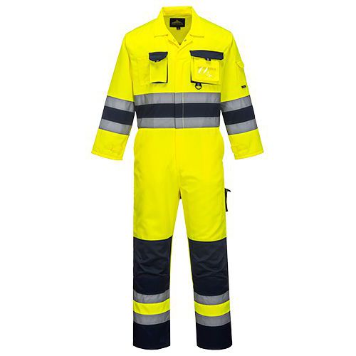 Reflexn pracovn kombinza Nantes Hi-Vis, lut/modr, vel. 3XL