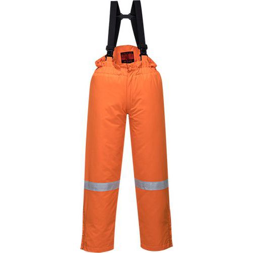 Zateplené kalhoty Araflame Salopettes, oranžová