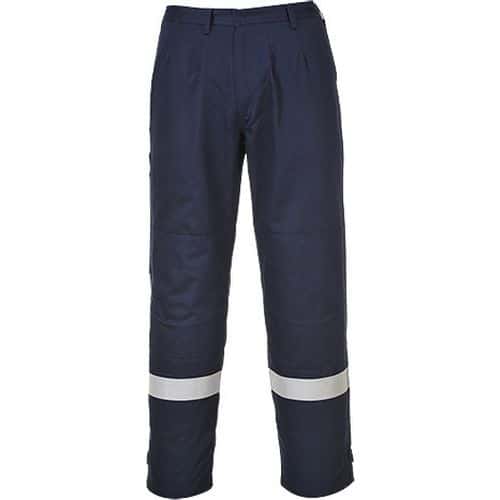 Kalhoty Bizflame Plus, modr, normln, vel. XS