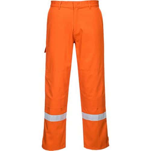 Kalhoty Bizflame Plus, oranov, prodlouen, vel. M